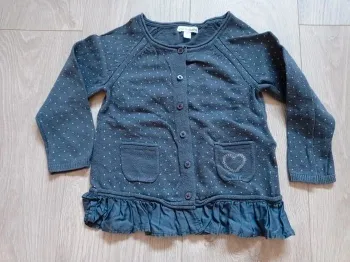 Gilet gris Vertbaudet 3 ans