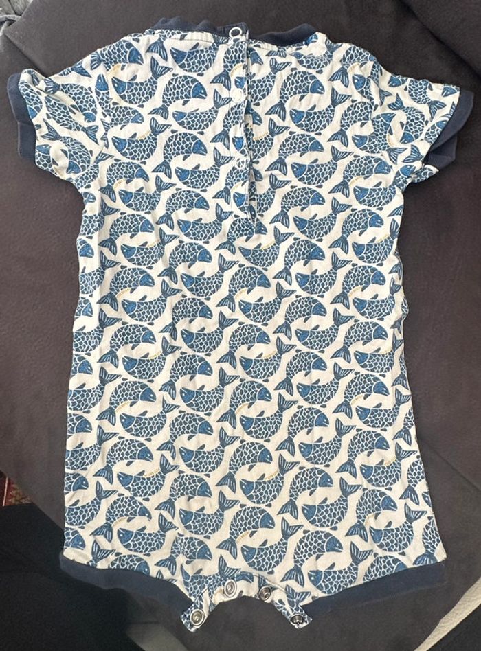 Combicourt bébé garçon en jersey léger imrpimé Petit Bateau 18 mois TBE (16€) - photo numéro 5