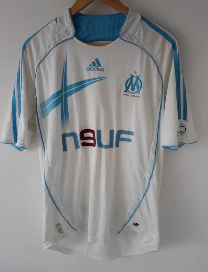 Maillot OM Authentique Adidas Comme Neuf Taille L🌿🛍 - photo numéro 9