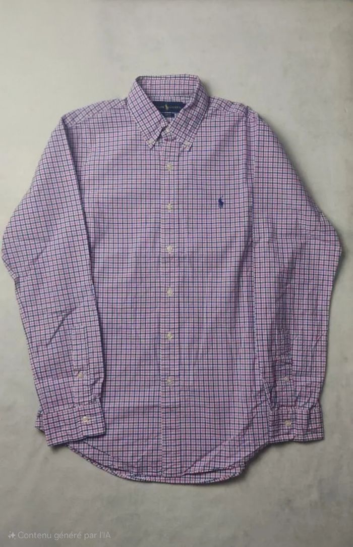 Chemise à carreaux Ralph Lauren
