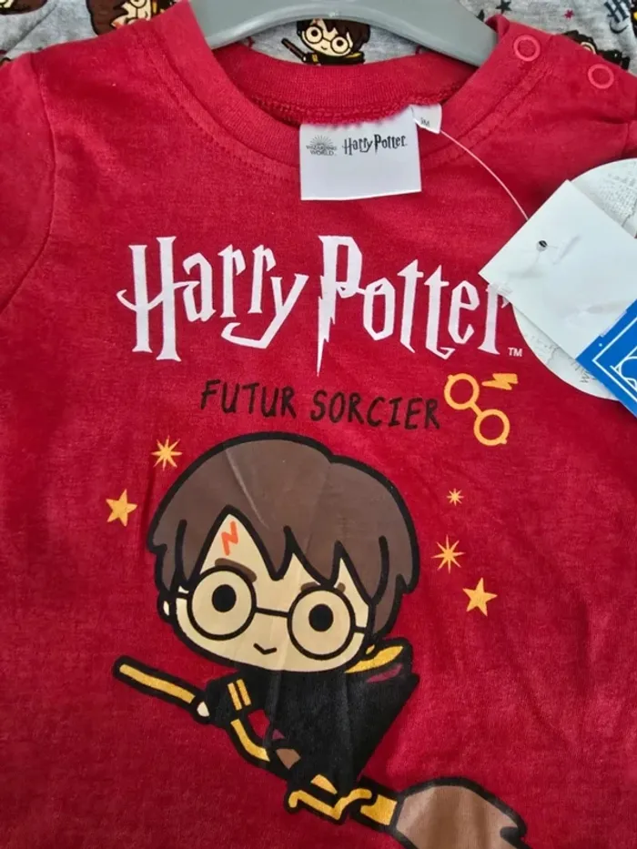 Lot de 2 tee shirts manches longues Harry potter - photo numéro 5