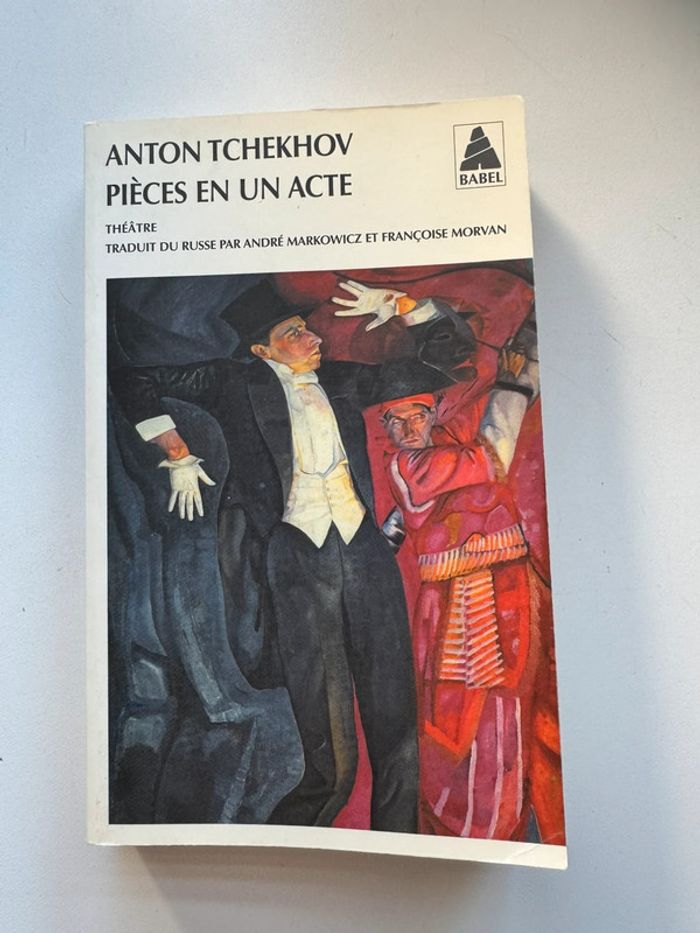 Pièce de théâtre Anton Tchekhov pièces en un acte