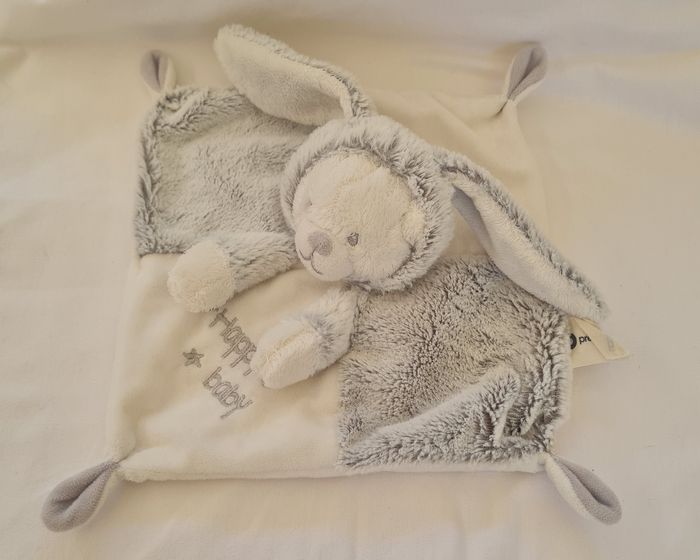 Lot de 2 doudous Ours déguisé en Lapin chiné - Happy baby - Orchestra - photo numéro 3