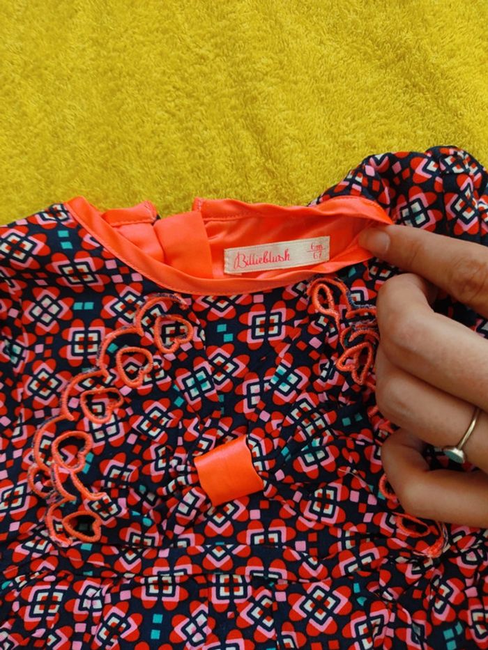 Robe rose et motifs 6 mois billieblush - photo numéro 2