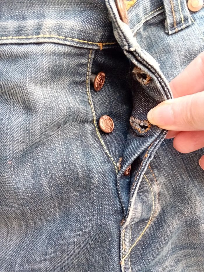 Jean Bootcut en Denim pour Homme avec Jambe Évasé - photo numéro 5