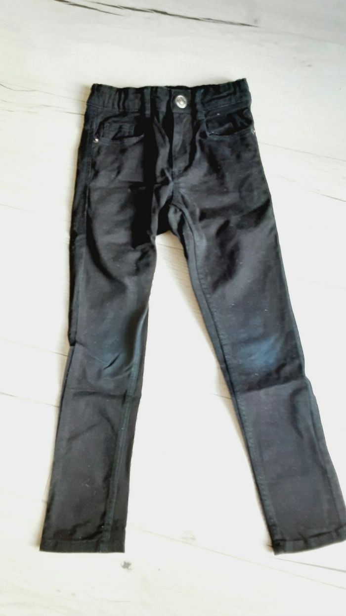 Vêtement mixte garçon fille pantalon jean noir Skinny fit Kiabi 6 ans