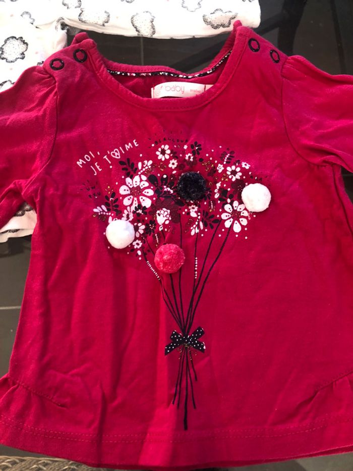 Lot t-shirt 3 mois - photo numéro 2