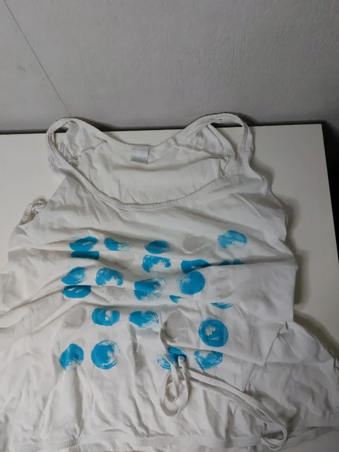 Tee-shirt débardeur imprimé "Camaïeu" - photo numéro 3