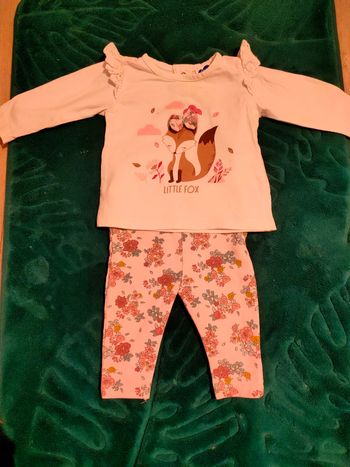 Ensemble fille 3 mois