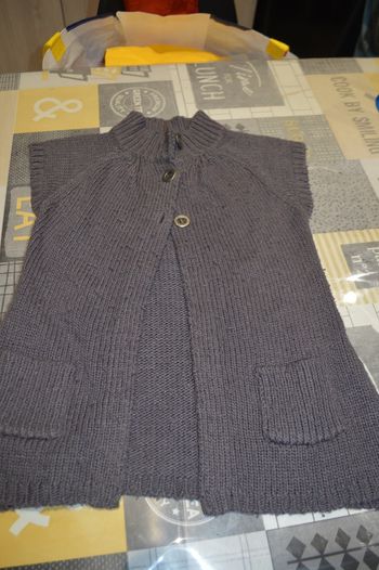 Gilet long Tape à l'oeil 6 ans