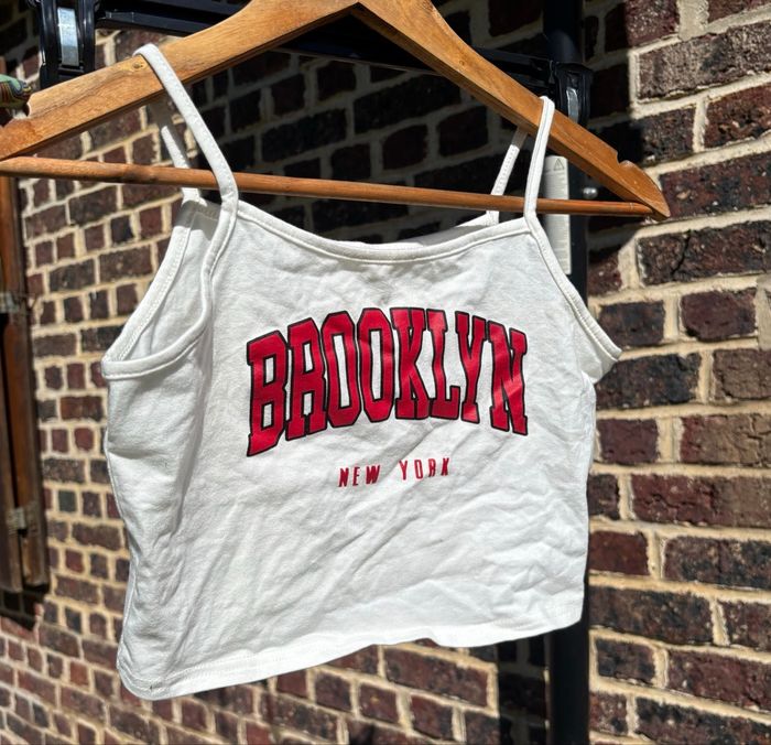 Haut court style crop top blanc Brooklyn – 12-13 ans - photo numéro 2