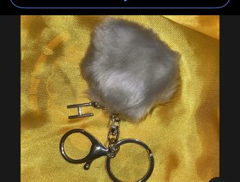 🔑 porte-clés avon neuve "luxe initial pom pom" – lettre h