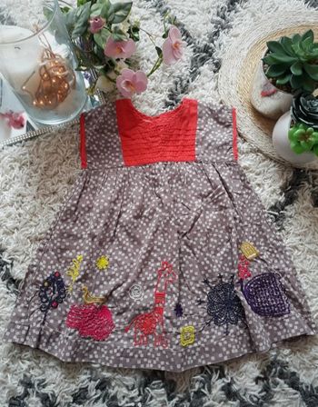 Robe d'été avec motifs Dpam🌿💝