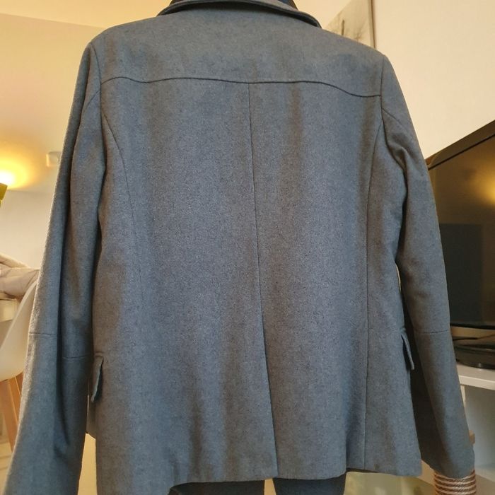 Manteau gris clair - photo numéro 2