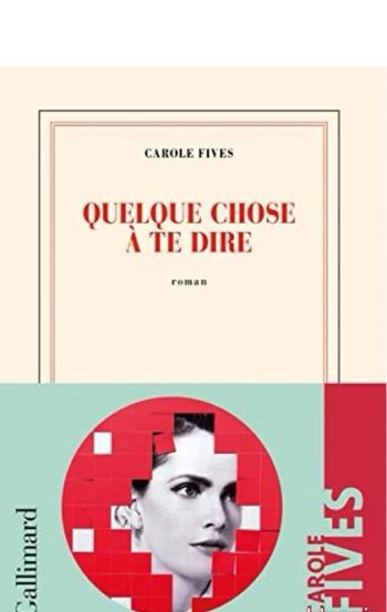 Quelque chose à te dire