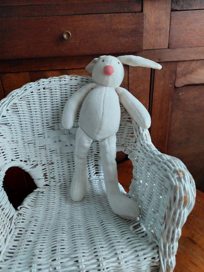 Doudou hochet Martin le lapin Moulin Roty - photo numéro 2