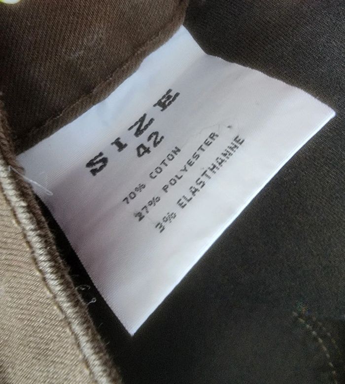 Jeans femme Kaki taille 42 - photo numéro 3