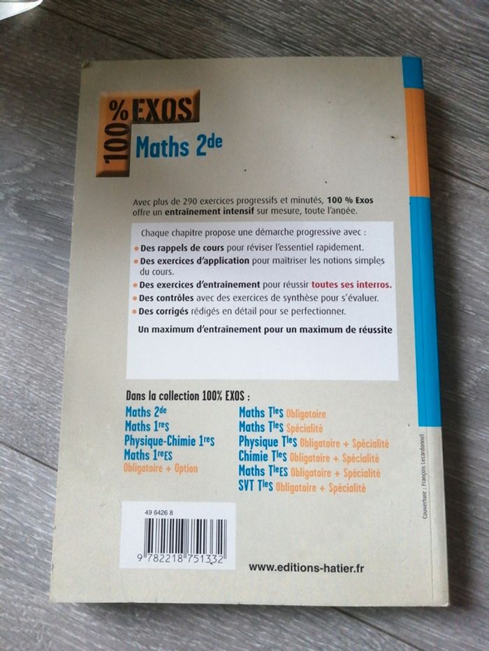 🌸Livre mathématiques seconde 100%exos 🌸 - photo numéro 2