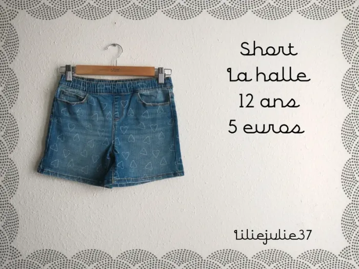 Short La Halle 12 ans