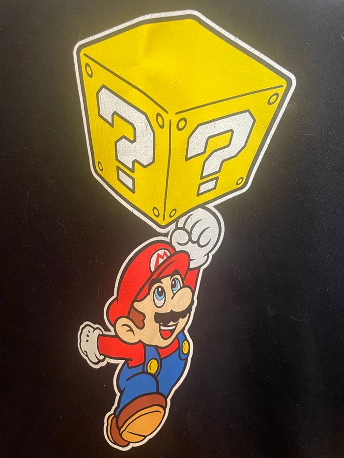 Sweat à capuche Super Mario - Noir - 9/10 ans (140 cm) - photo numéro 2