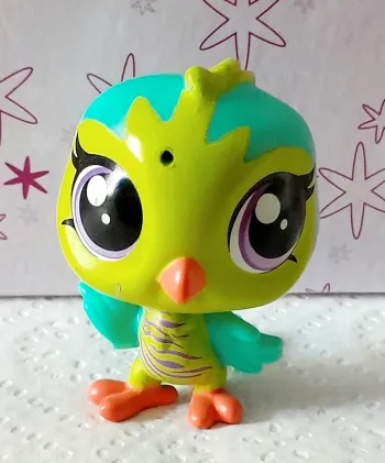 Figurine Littlest Pet Shop Oiseau vert