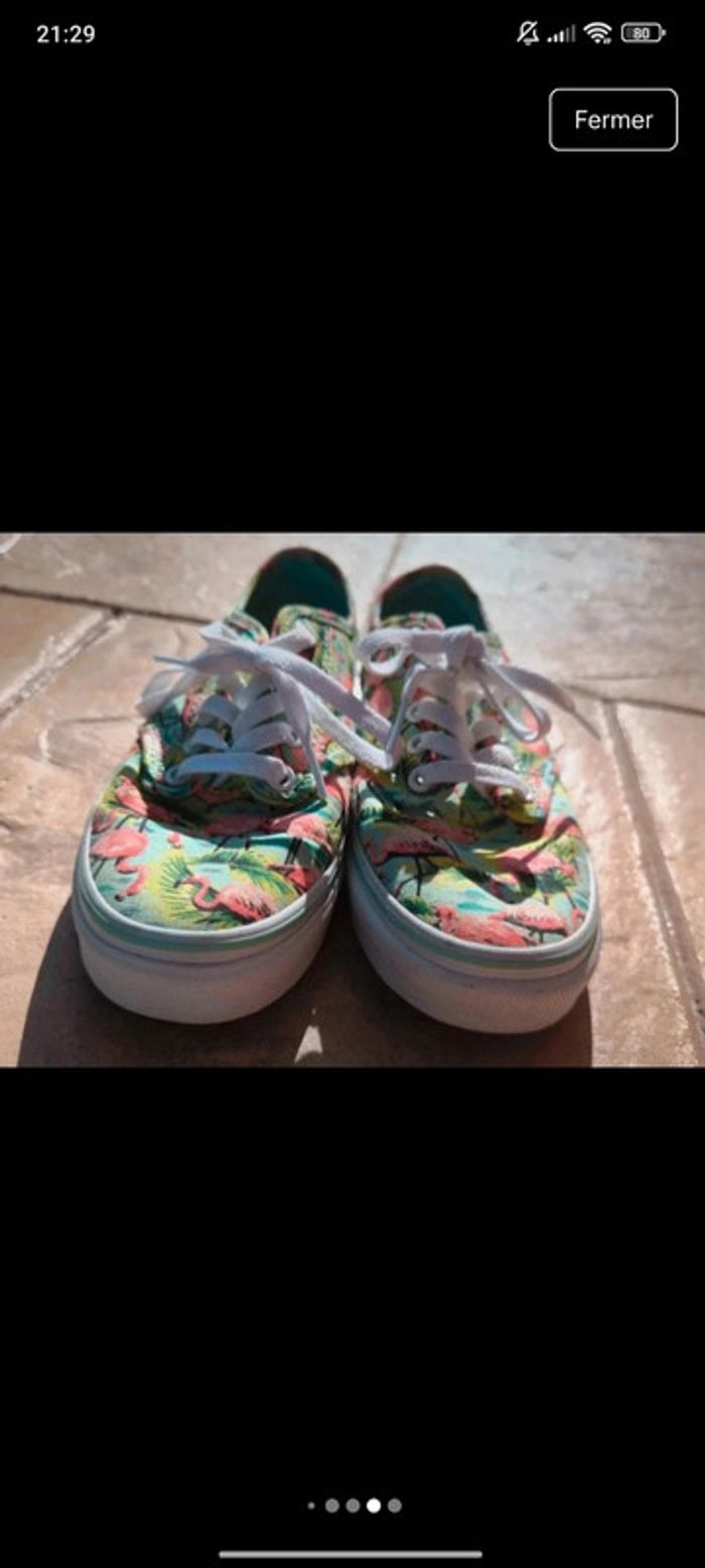 Vans flamants roses - photo numéro 5