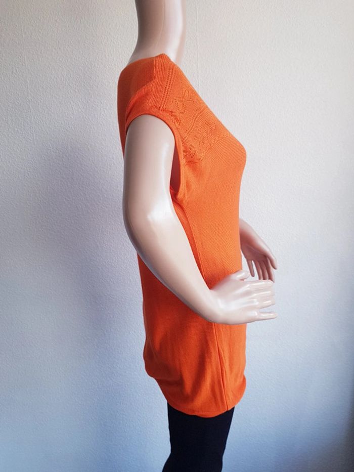 Papillonne - Pull léger en mailles fines, manches courtes - Neuf ! - photo numéro 3