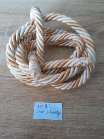 Cordre tressée 1m85  1cm de large