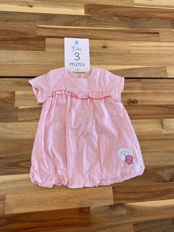 Robe boule rose