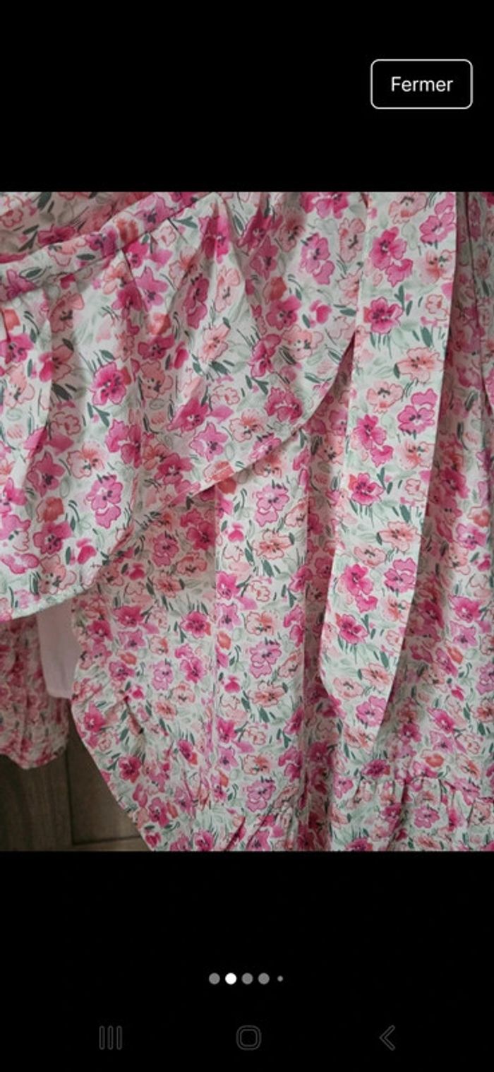Robe portefeuille de été fleurie bye one taille M/L - photo numéro 2