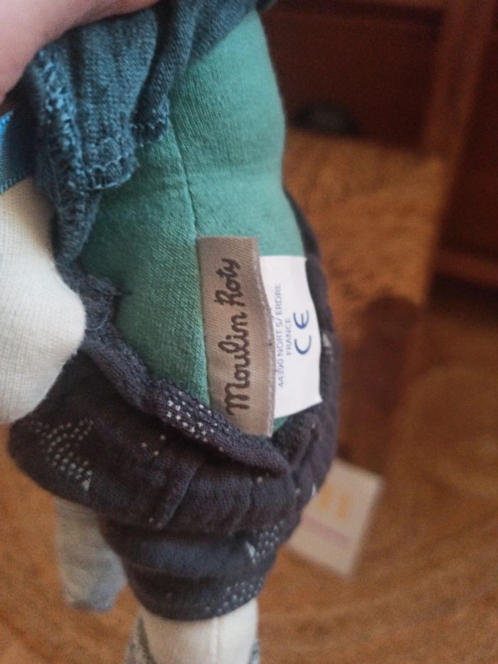 peluche poupon moulin roty les bébés tbe - photo numéro 5