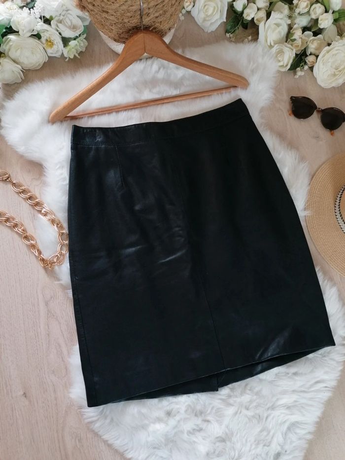 Jupe cuir Zapa taille L