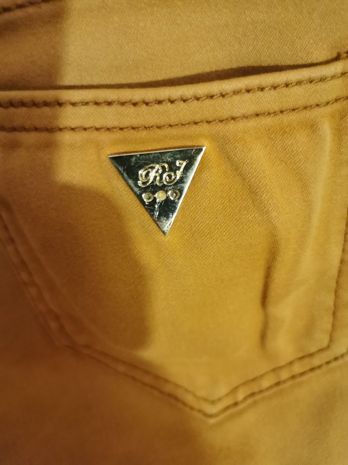 jeans marron rouille - photo numéro 3