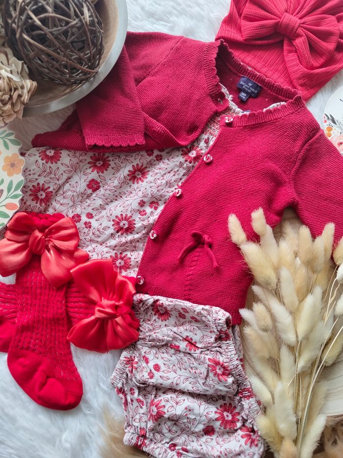 Ensemble complet 5 pièces sergent major fille 3 mois 🎀 - photo numéro 2