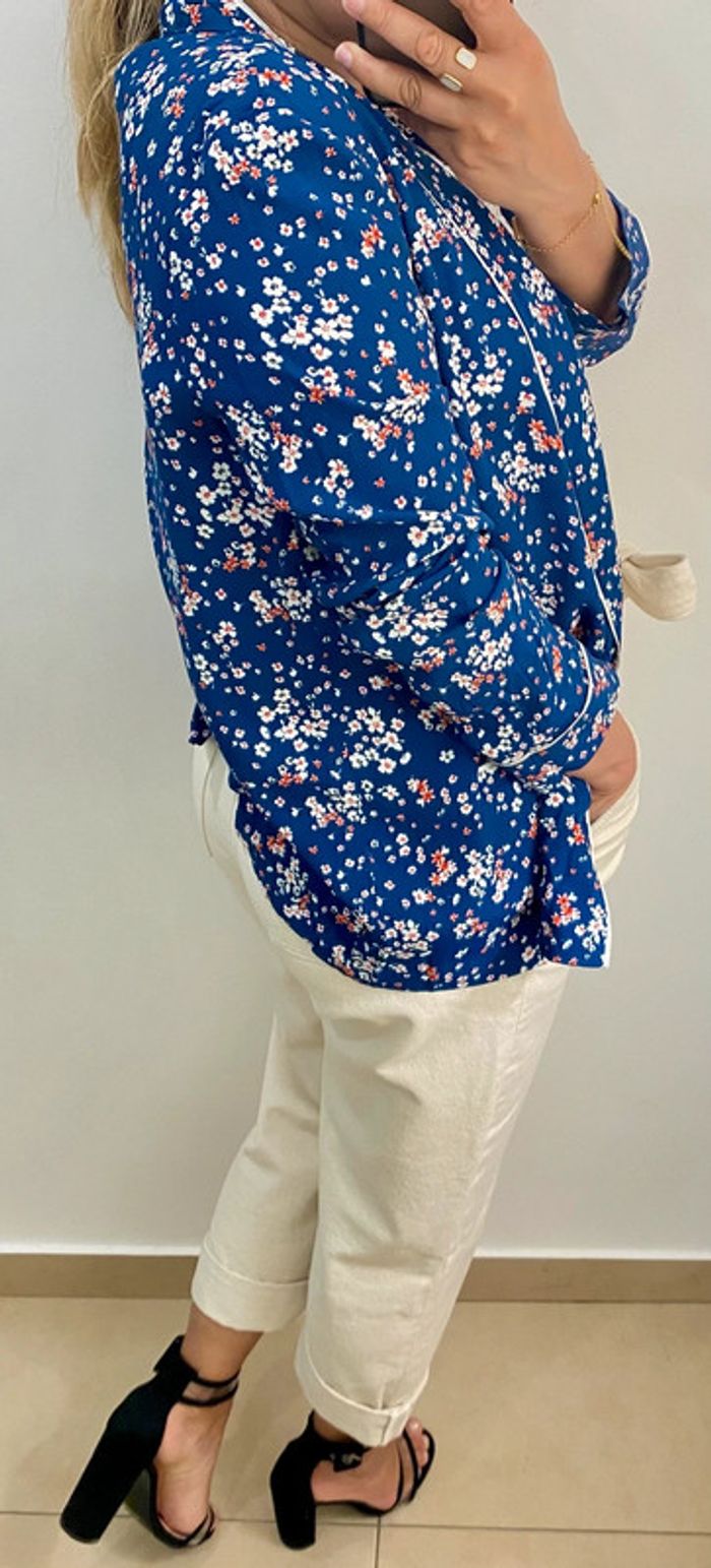 Veste kookaï fleurie légère taille 38-40 - photo numéro 6