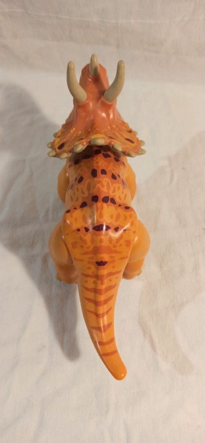 Dinosaure triceratops orange playmobil - photo numéro 6