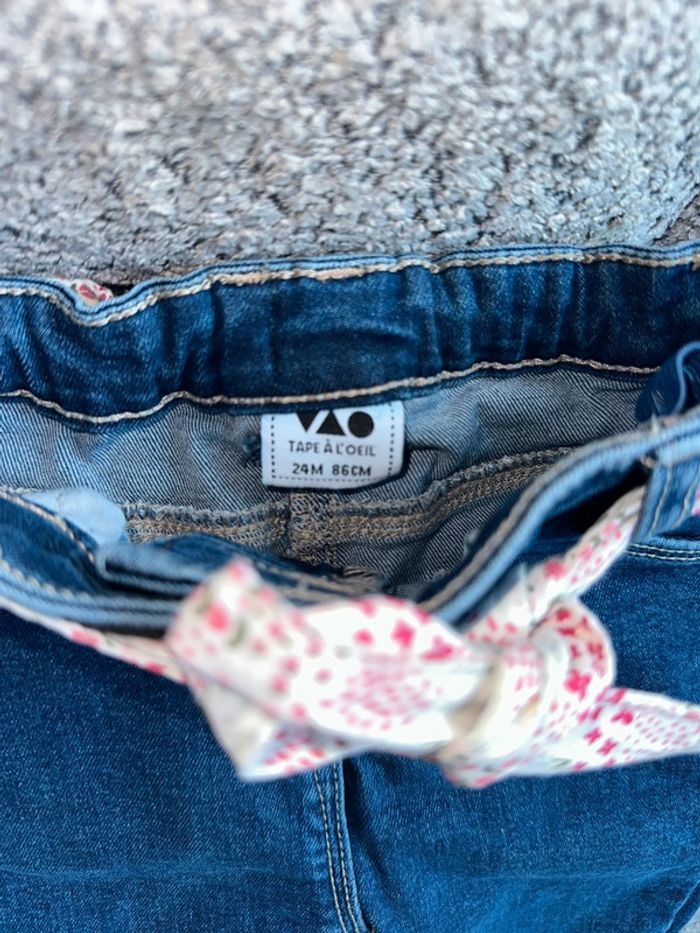 Jean slim bleu Tape à L’œil - photo numéro 3