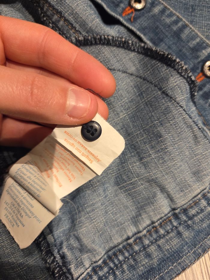 Veste en jeans obaïbi 23 mois - photo numéro 7