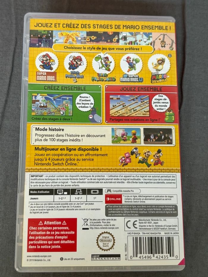Super Mario maker 2 switch - photo numéro 2