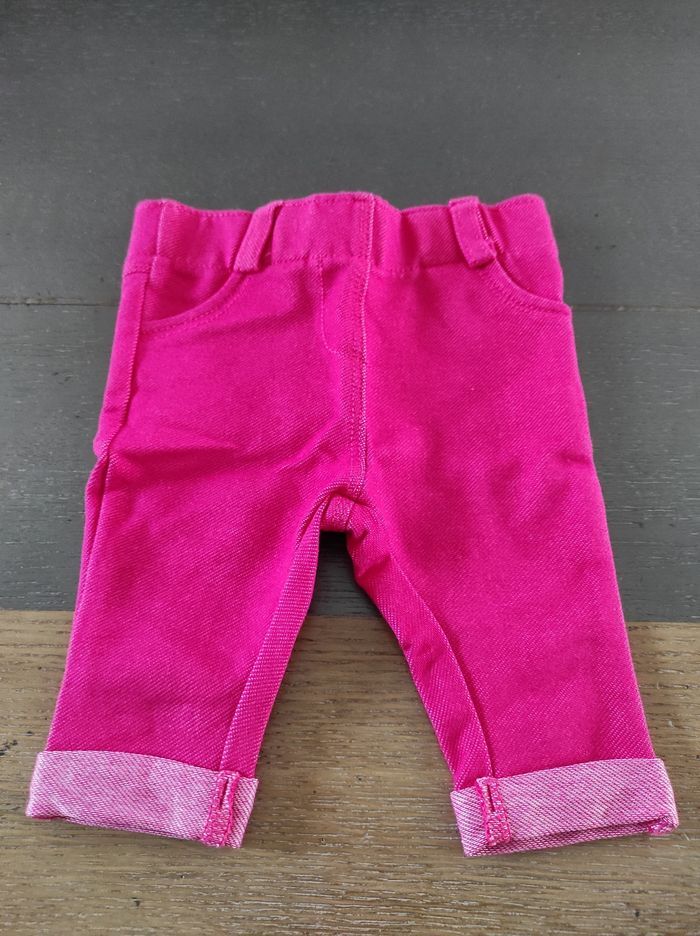 Petit pantalon rose, jeans - photo numéro 3