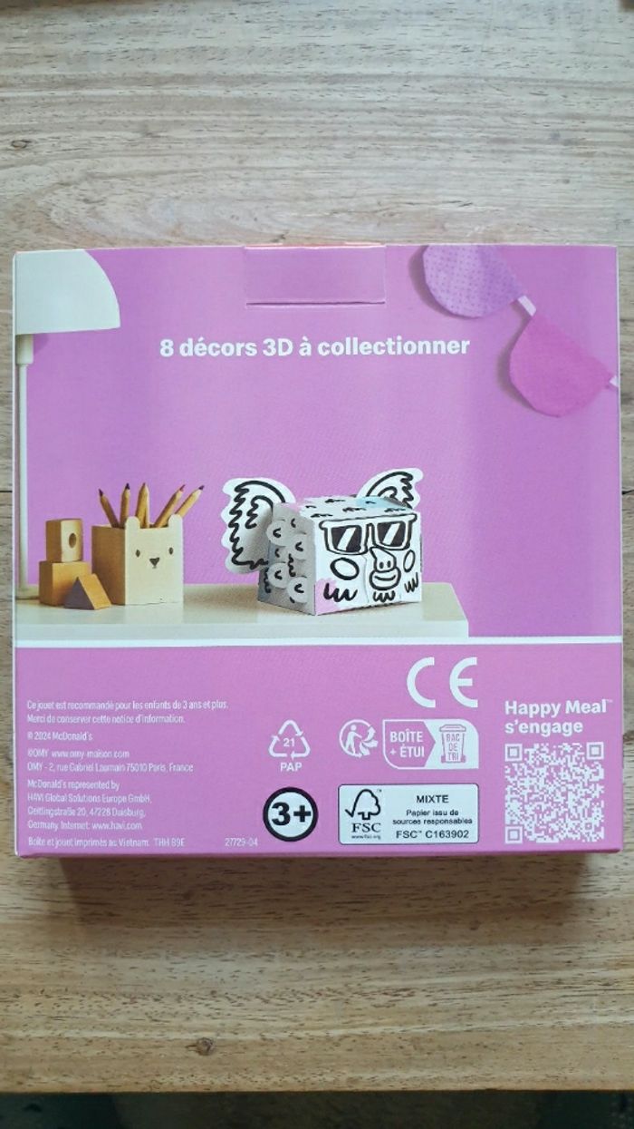 Neuf jeu jouet McDonald's loisirs créatifs  décor 3 D Le koala - photo numéro 2