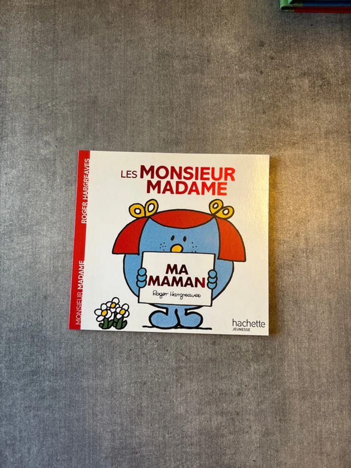Livre les Monsieur, Madame, ma Maman