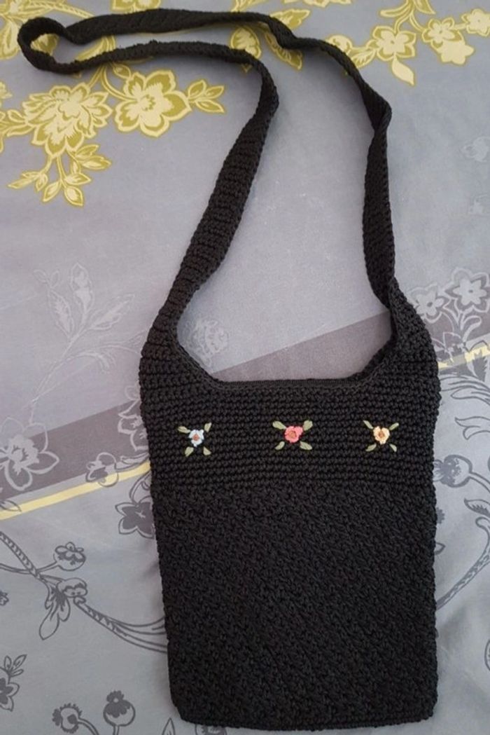 Sac noir bandoulière