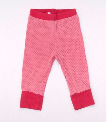 Legging bébé fille rose à pois