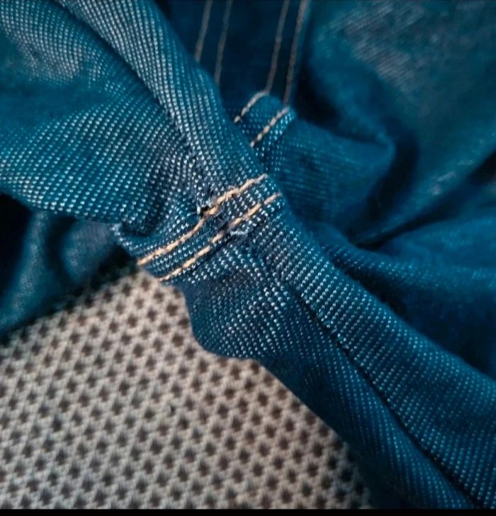 Pantalon legging léger effet jeans taille 14ans - photo numéro 5