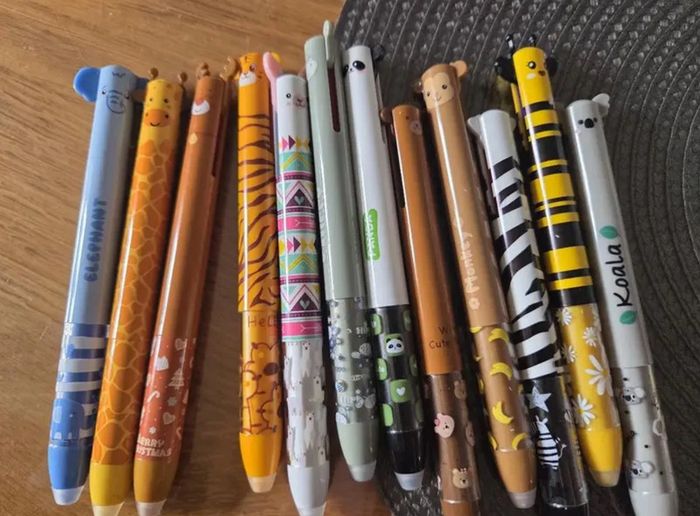 Stylo effaçable animaux