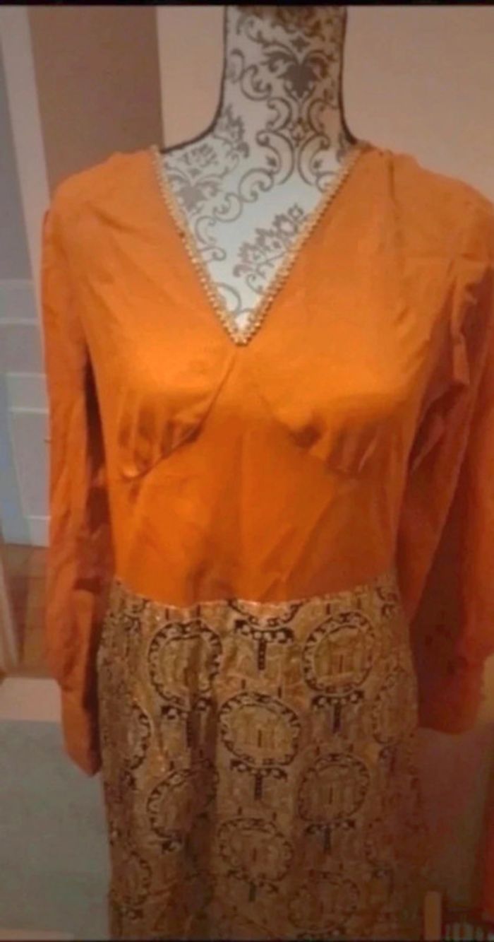Robe longue style djellaba T38/40 - photo numéro 2