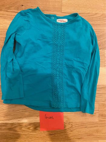 Tshirt manche longue 4 ans