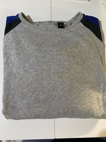 Pulls gusse  gris et bleu marine taille S