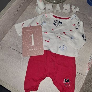 Ensemble 2 pièces minnie 1 mois
